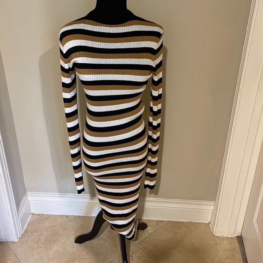 Striped sweater dress - Picture 1 of 3